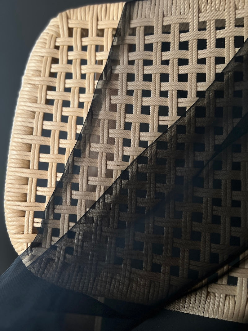 Deadstock - Silk Mesh - Black