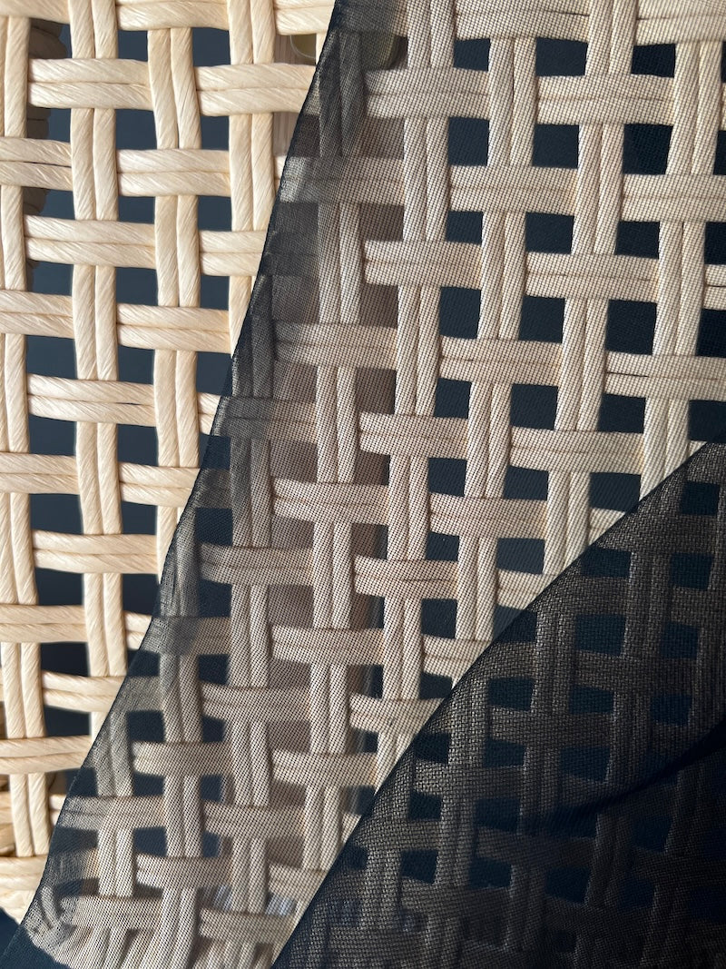 Deadstock - Silk Mesh - Black