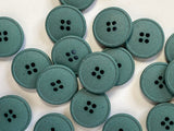 Textile Garden - Recycled Hemp Buttons - 20mm - Turquoise