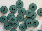 Textile Garden - Recycled Polyester Buttons - 15mm - Simple Matte - Various Colors
