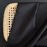 Deadstock - Rayon-Poly Slub - Black