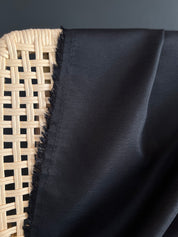 Deadstock - Rayon-Poly Slub - Black