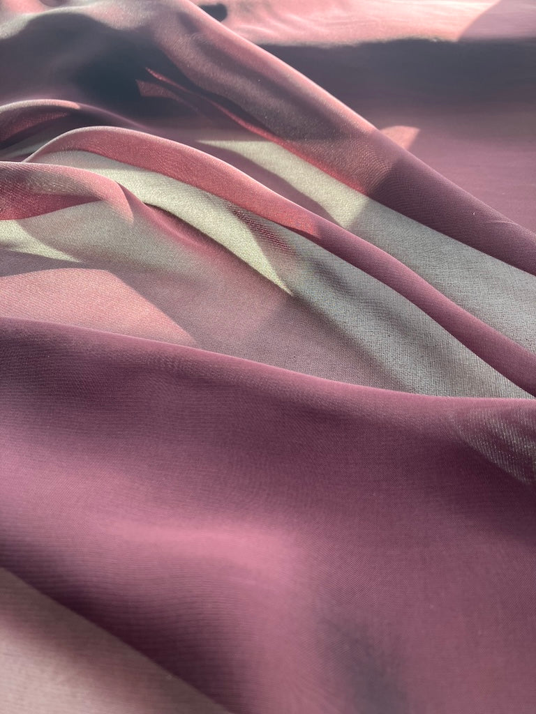 Deadstock - Silk Chiffon - Oxblood