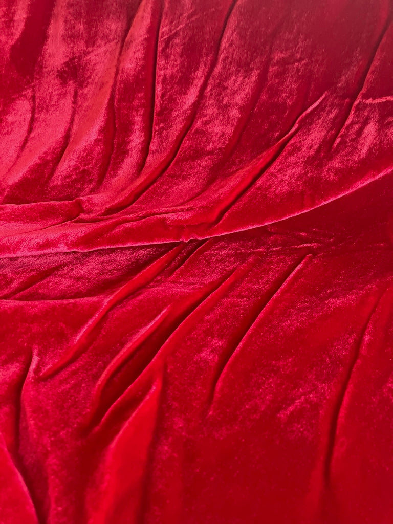 Velvet - Rayon Silk Blend - Scarlet