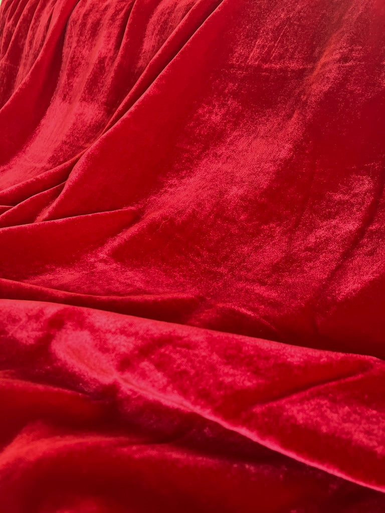 Velvet - Rayon Silk Blend - Scarlet