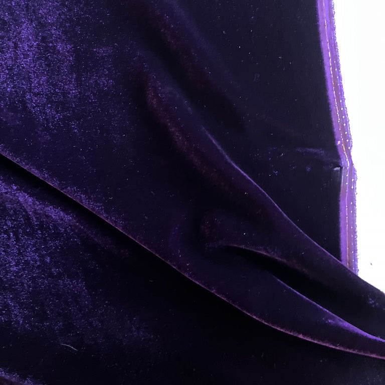 Velvet - Rayon Silk Blend - Aubergine