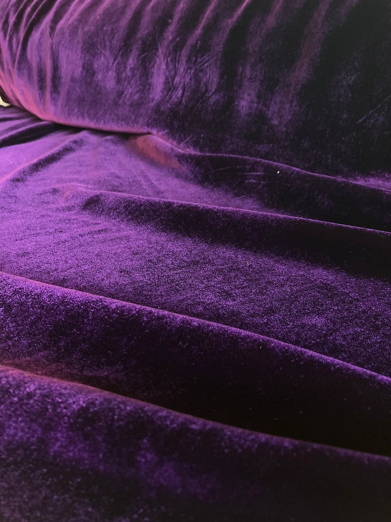 Velvet - Rayon Silk Blend - Aubergine