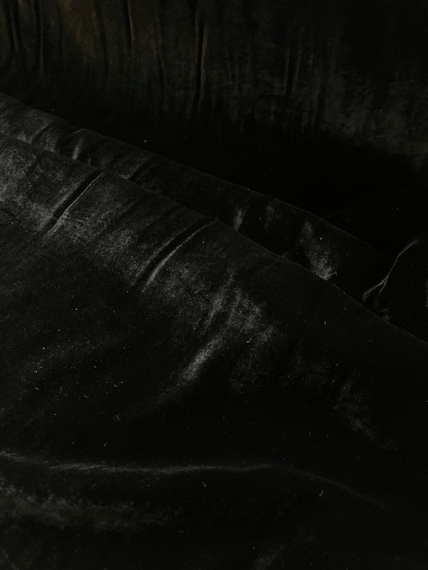 Velvet - Rayon Silk Blend - Black