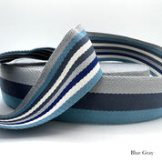 Double Sided Striped Webbing - 40mm (1 1/2") - Various Colors