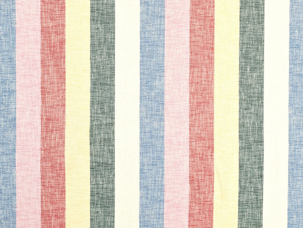 Fabric Godmother - Cotton Denim - Presley Stripe - Multi