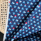 Cosmo - Cotton Dobby - Mt Fuji - Indigo