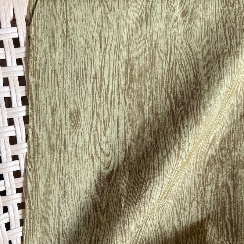 Sojitz - Cotton Sheeting - Faux Wood Grain - Olive