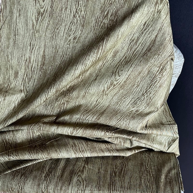 Sojitz - Cotton Sheeting - Faux Wood Grain - Olive