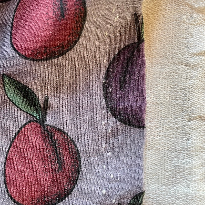 Elvelyckan - Organic Cotton French Terry - Plums - Violet