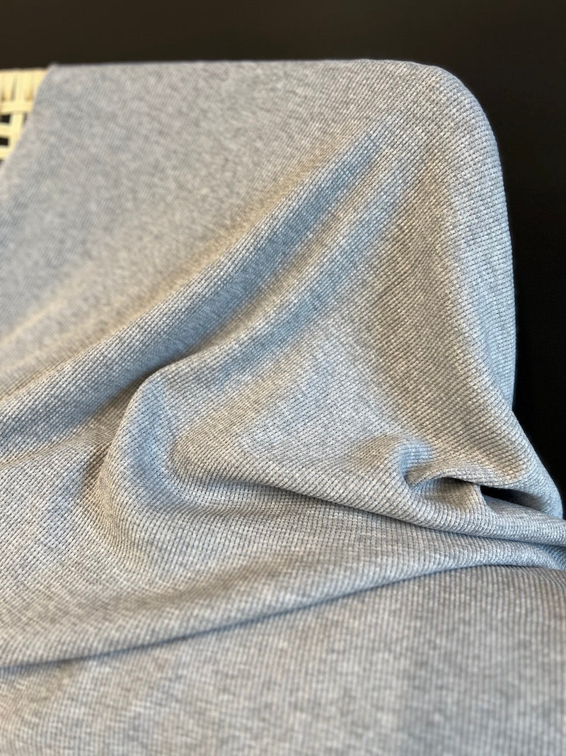 Deadstock - Waffle Knit - Heather Gray