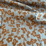 Hokkoh - Brushed Cotton Viella - Flowers - Caramel on Cloud