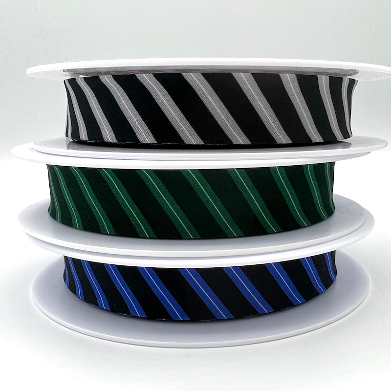 Bias Tape - Diagonal Stripe - Various Colors