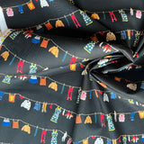 Hokkoh - Cotton Lawn - Laundry Line with Cats