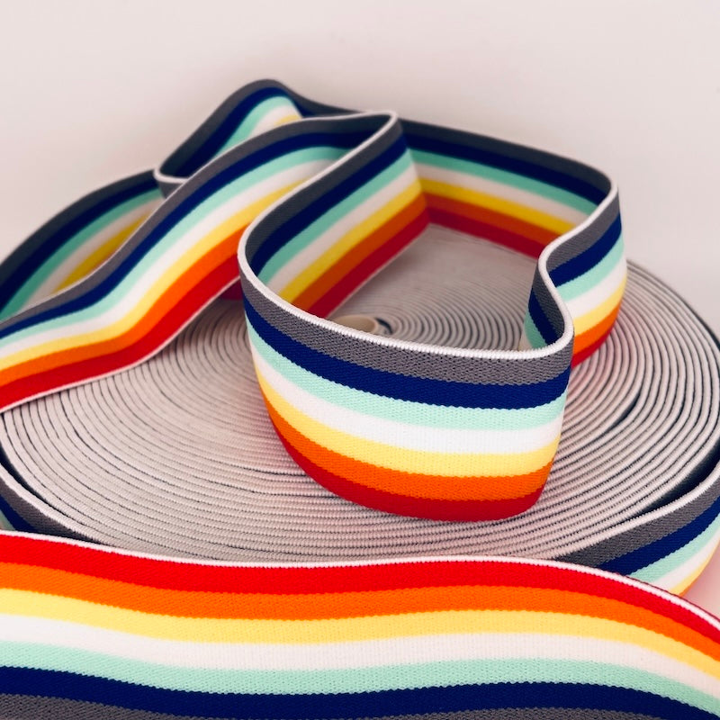 Retro Rainbow Boxer Elastic - 40MM (1.5")