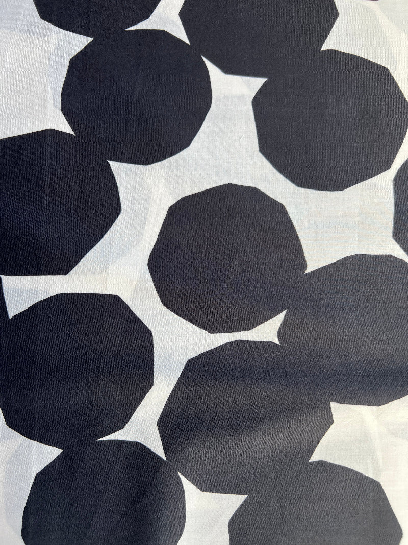 Hokkoh - Cotton Viella - Black & White Organic Dots