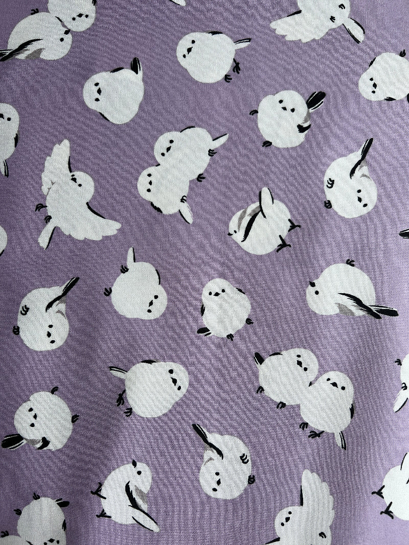 Cosmo - Cotton Oxford - Lavender Snowbird Scatter