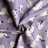 Cosmo - Cotton Oxford - Lavender Snowbird Scatter