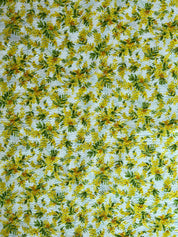 Kokka - Cotton Seersucker - Ripple Mimosa - White