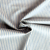 Cosmo - Yarn-Dyed Narrow Stripe Cotton - Sky