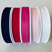 Cotton Ribbon 15mm (1/2") - Various Colors.