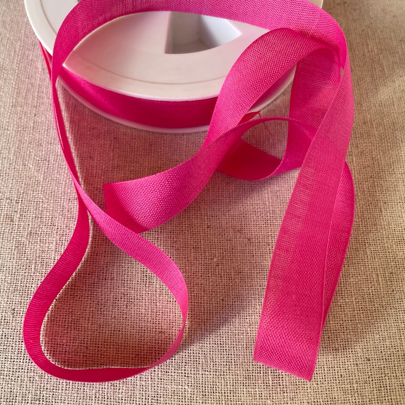 Cotton Ribbon 15mm (1/2") - Various Colors.