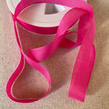 Cotton Ribbon 15mm (1/2") - Various Colors.