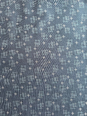 Sevenberry - Cotton Sheeting - Kasuri Faux Ikat - Navy
