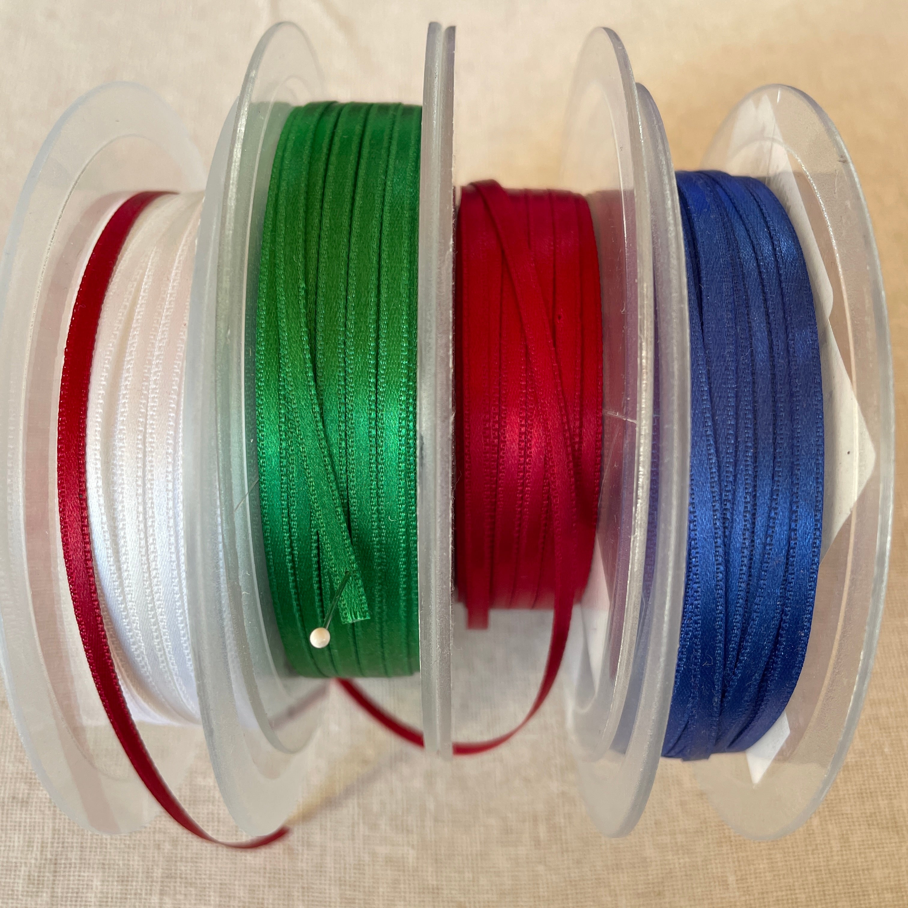 Double Face Satin Ribbon - 3mm - Various Colors