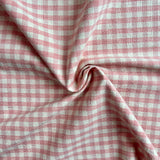 Cosmo - Yarn-Dyed Gingham Plaid Cotton - Pink