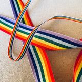 Rainbow Grosgrain Ribbon - Various Sizes