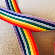 Rainbow Grosgrain Ribbon - Various Sizes