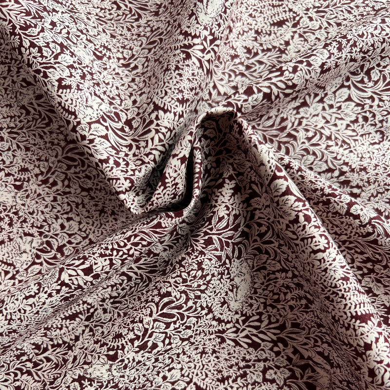 Hokkoh - Cotton Poplin - Tiny Busy Leaves