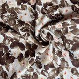 Kokka - Cotton/Linen Sheeting - Watercolor Leafy Floral