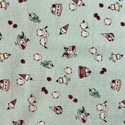 Kokka - Cotton Sheeting - Snow Birds & Dessert