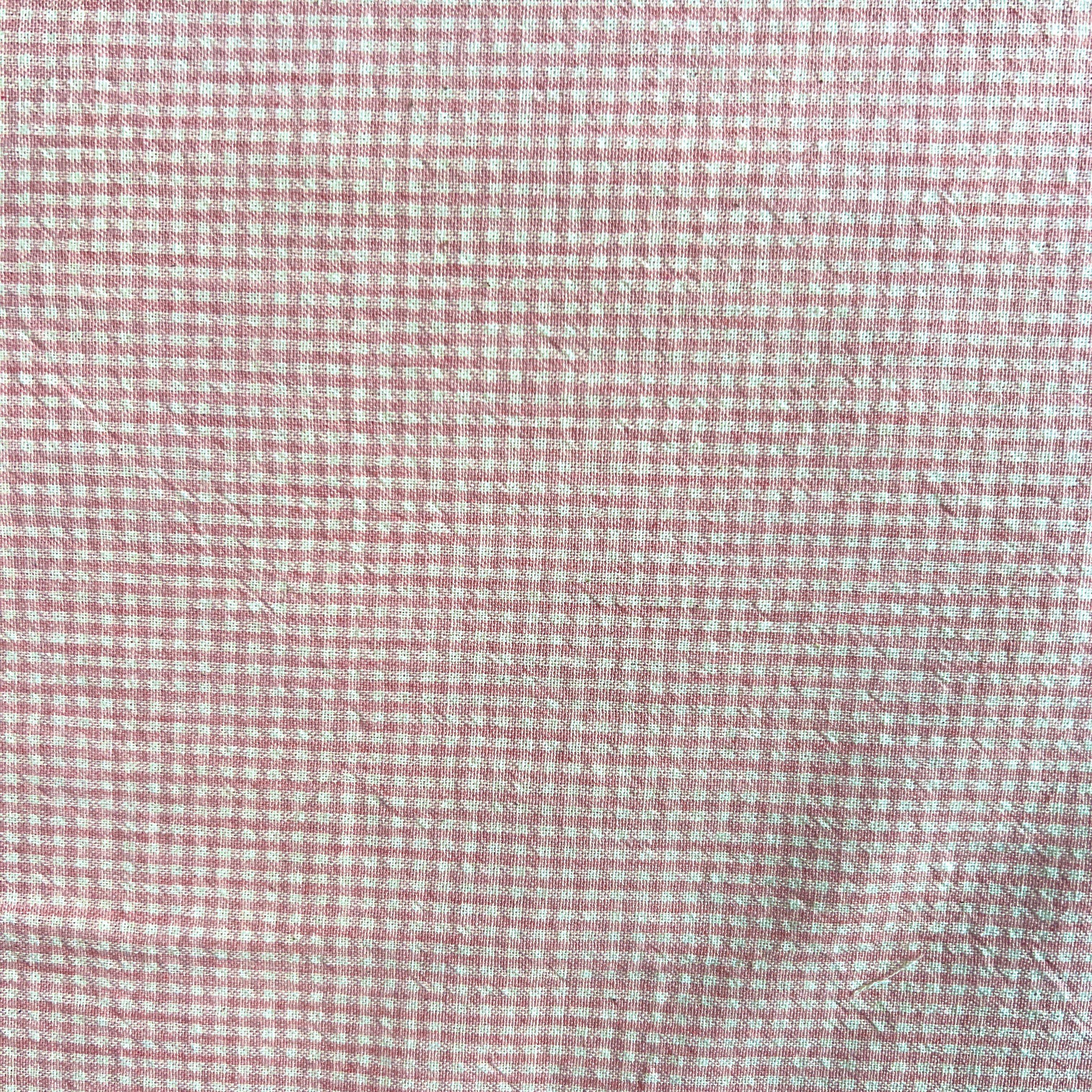 Cosmo - Yarn-Dyed Mini Gingham Cotton - Blush
