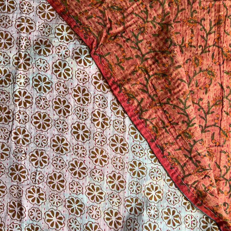 Windham - Kantha - Vine - Persimmon