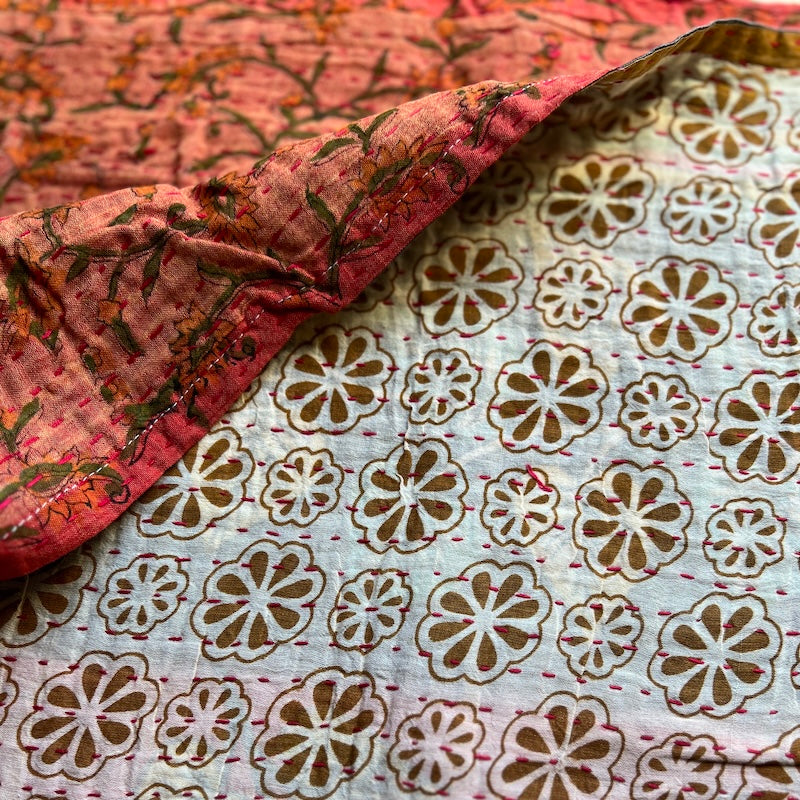 Windham - Kantha - Vine - Persimmon