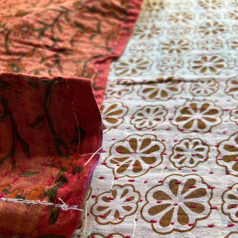 Windham - Kantha - Vine - Persimmon