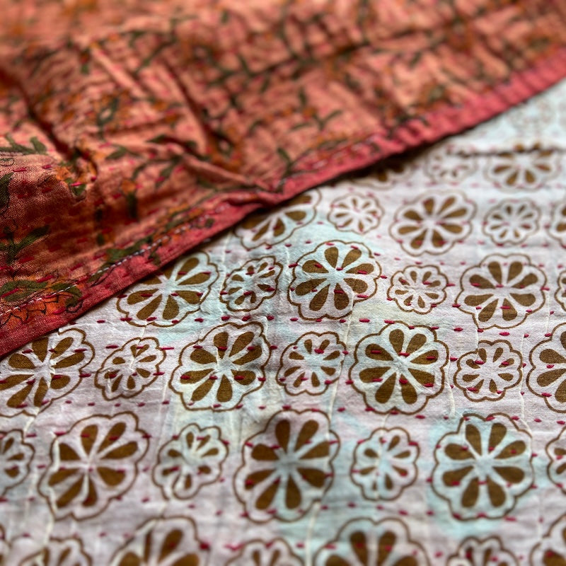 Windham - Kantha - Vine - Persimmon