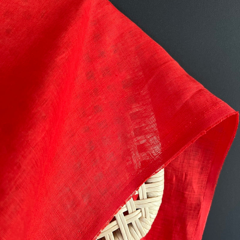 Lino Textile - Linen - Apple Red