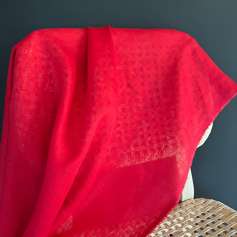 Lino Textile - Linen - Red