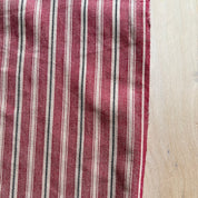 Diamond Textiles - Americana - Vintage Stripe - Tea Dye Red and Black Dobby