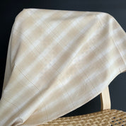 Diamond Textiles - Primitive Rustic Plaid - Wheat and Cream