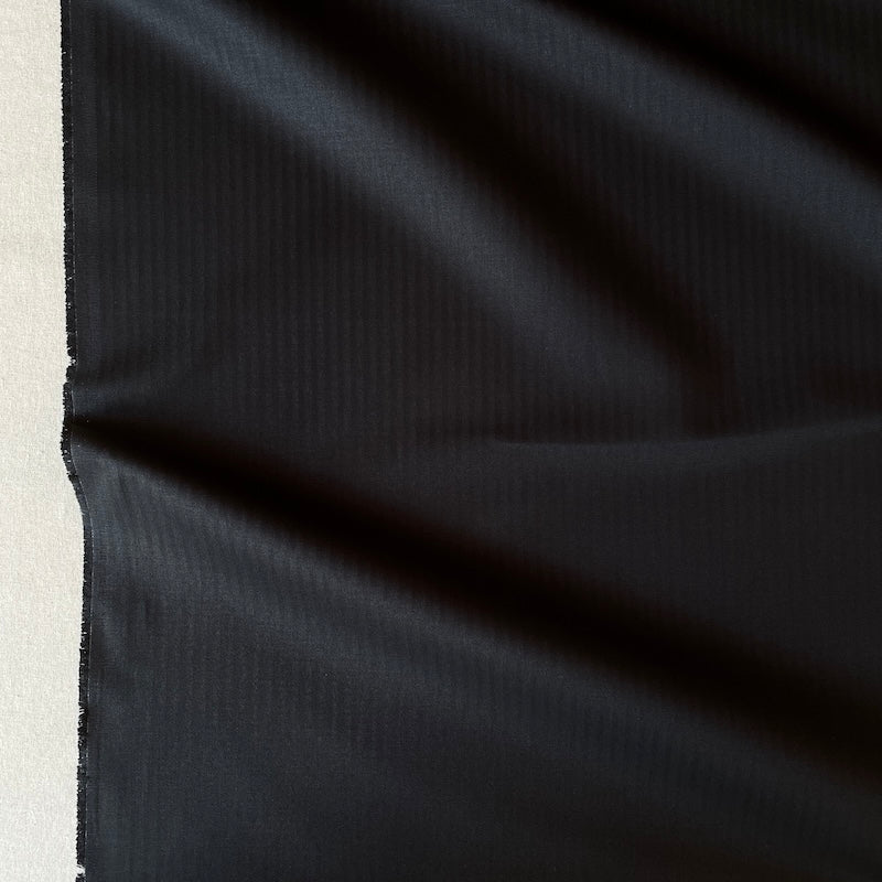 Vienna Herringbone Twill - Cotton - 9oz - Black