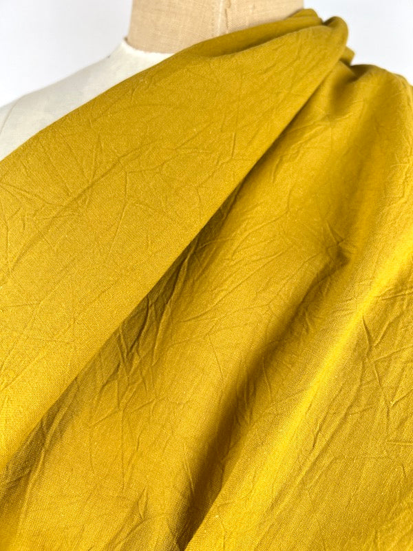 Cosmo - Crinkle Cotton Sheeting - Gold